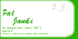 pal janki business card